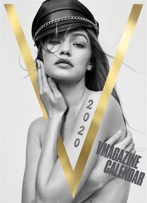 nude gigi hadid|Gigi Hadid strips down to nothing but heels on cover of ...